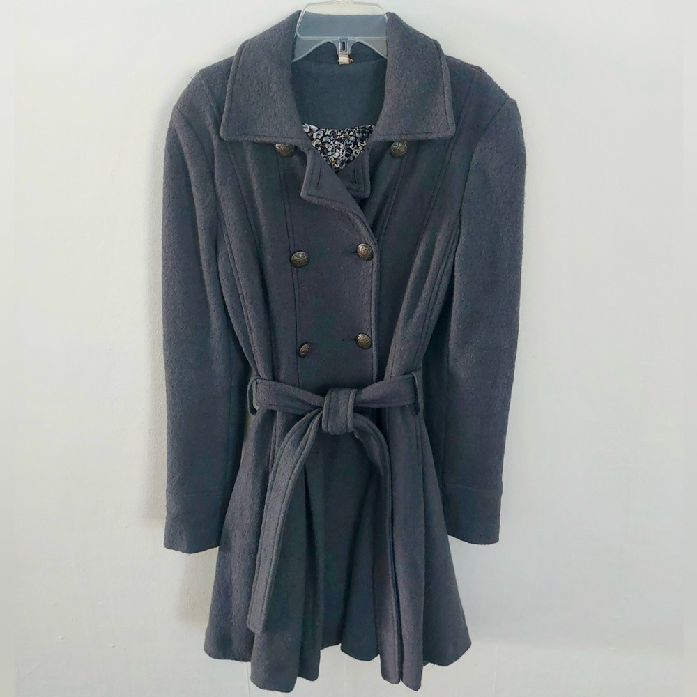 FREE PEOPLE Gray Winter Coat